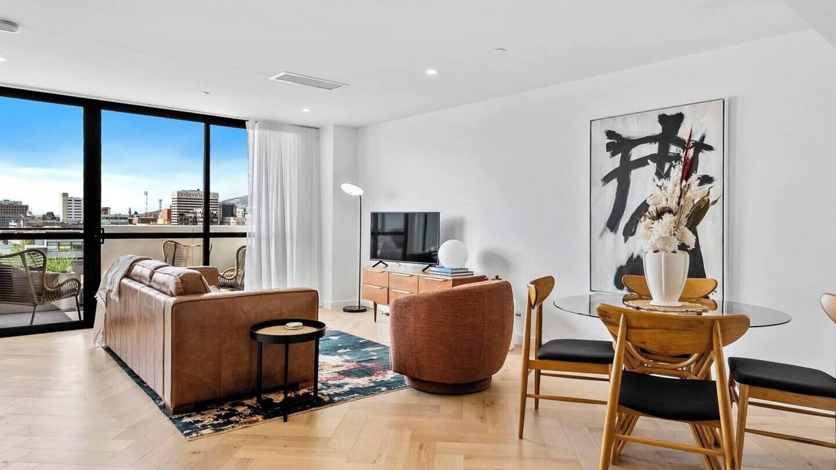 Hobart Central Business District Apartment | Cityscape at The Elliott in the Heart of Hobart