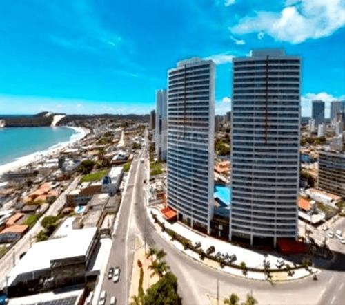 Ponta Negra Apartment | CJC Short Stay Duna Barcane -Apart com Varanda