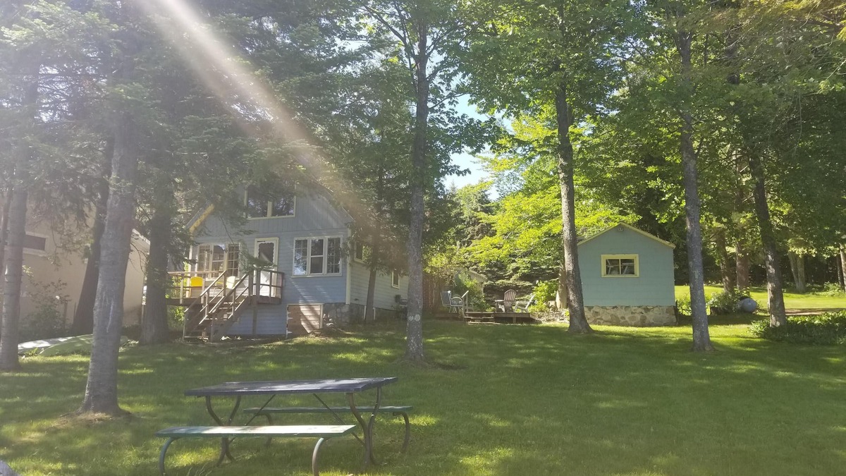 Alden House | Clam Lake Lake Front Property, right off Torch Lake Michigan and Lake Bellaire