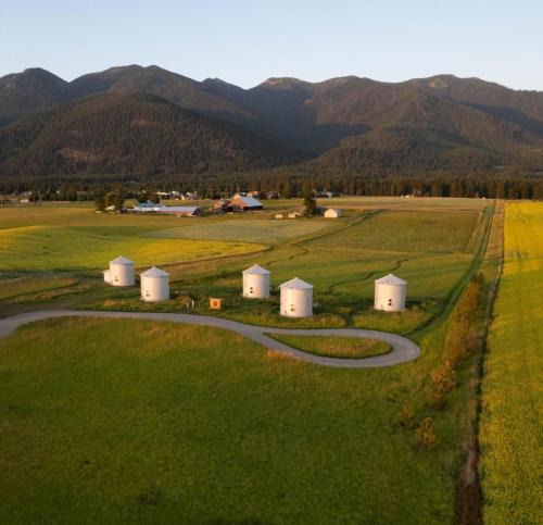 Kalispell House | Clark Farm Silos - 5 Silo Mountain View Retreat