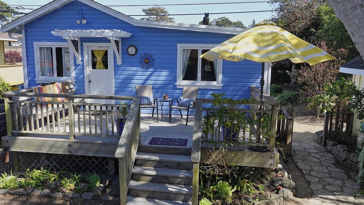 Monterey Cottage | "Classic Blue Cottage on the Hill"