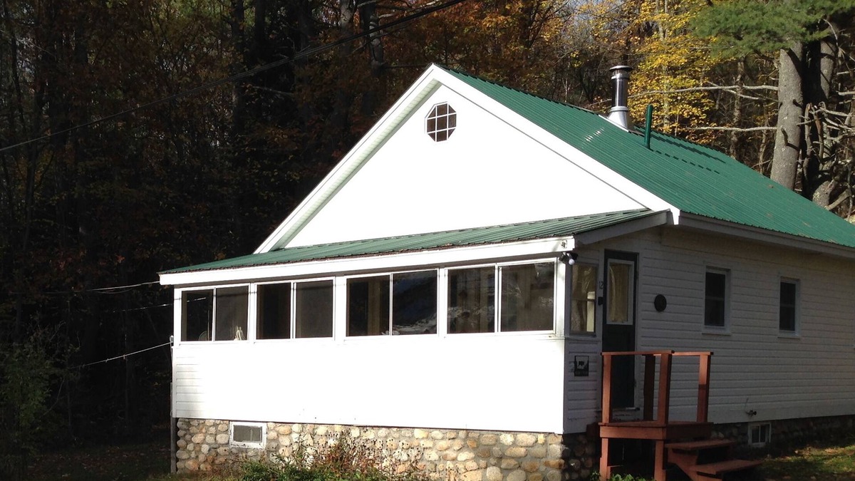 Oxford Cabin | Classic Maine Lakefront Cabin, Porch and Canoe