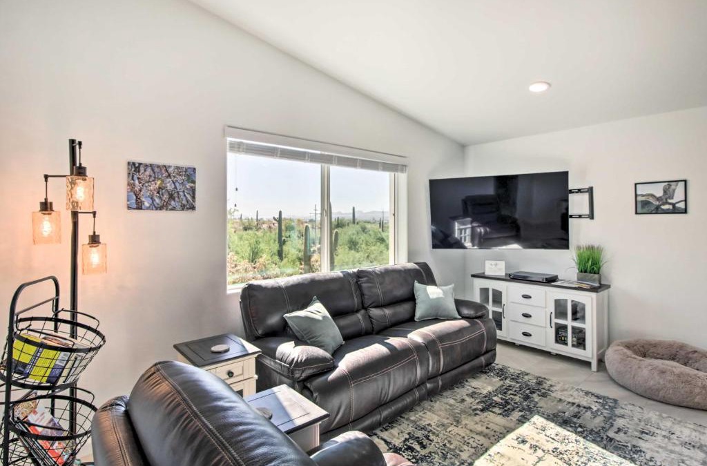 Tucson House | Classy Tucson Escape with Fire Pit on 5 Acres!