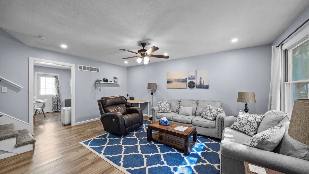 Spring Hill House | Clean, spacious, and fully renovated townhouse with modern charm and comfort.