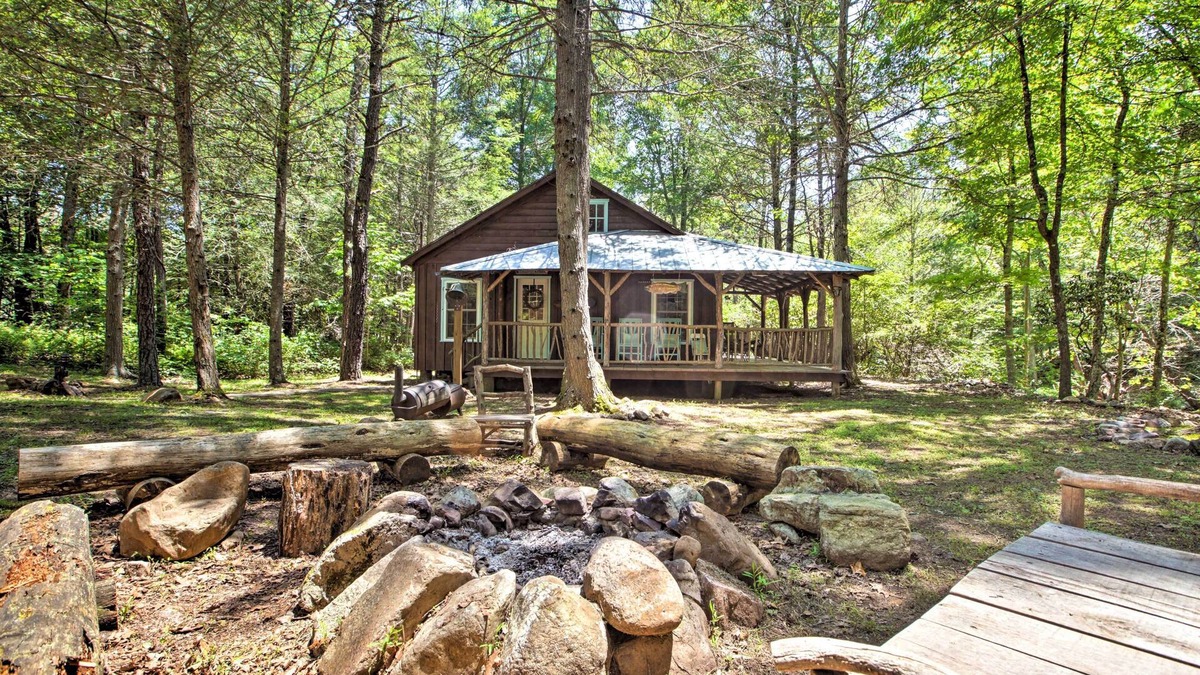 McDowell Cabin | 'Clearwater Cabin' on 10 Acres w/Trout Stream!