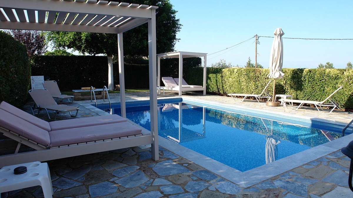 Lefktro Villa | Close to the sea, Off Saison, fully equipped, Villa Stoupa-Panorama Nr.1, Wifi..