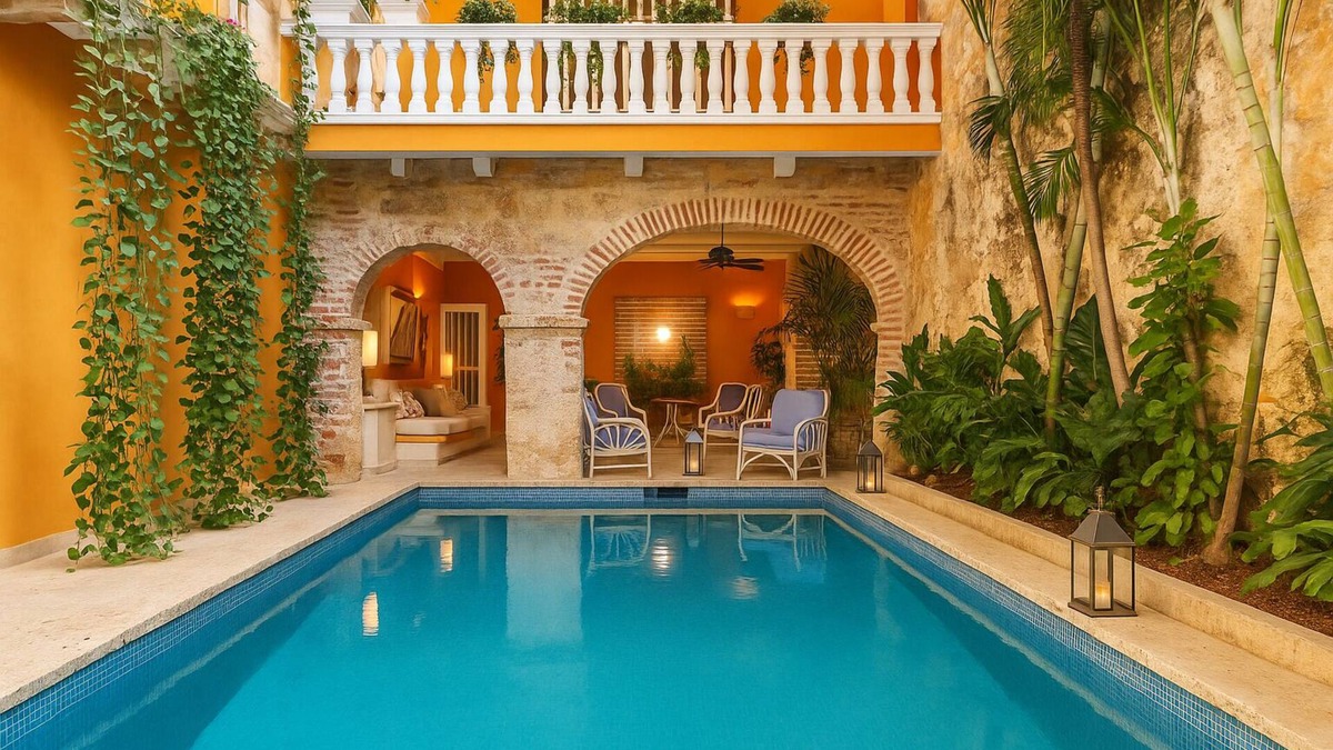 Cartagena Walled City House | 15 Bedroom nicest mansion available 4 rent in Cartagena