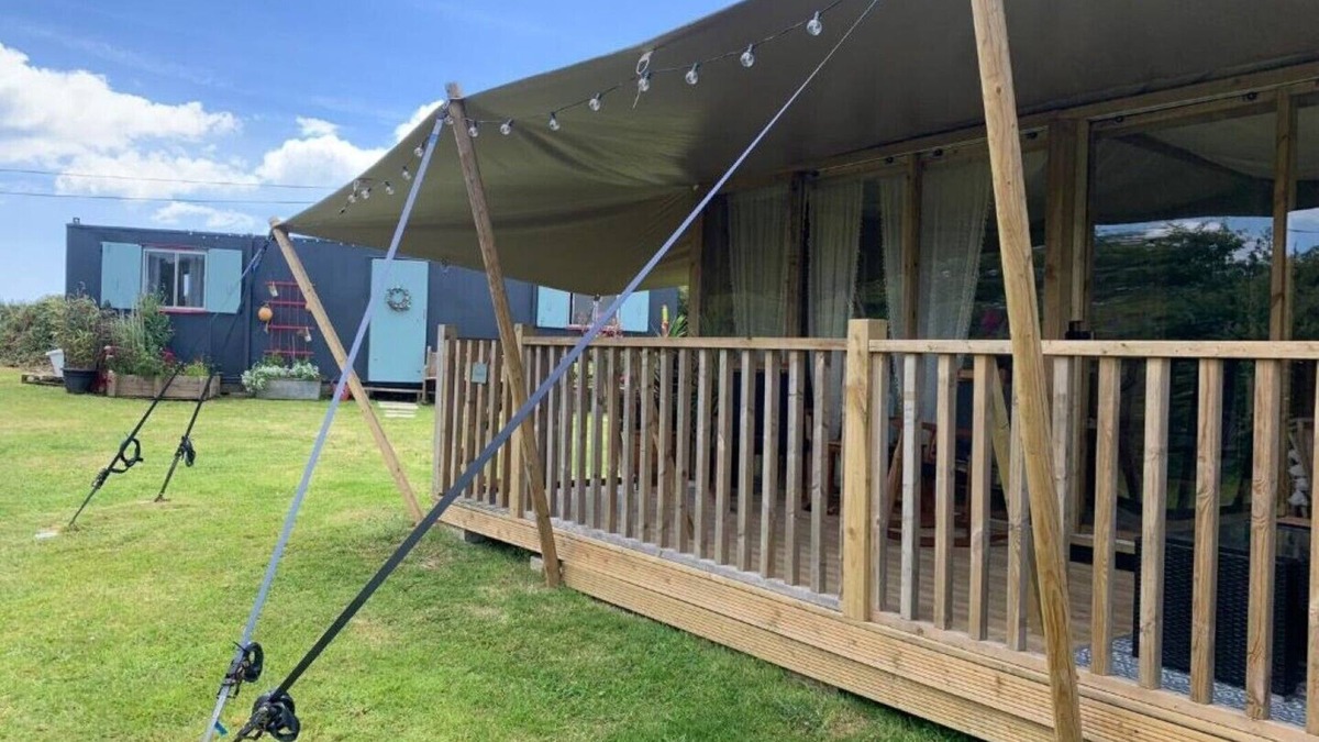 Torpoint RV Rental | Coastal Charm: Luxury Safari Tent (Cornish vibes) Rame Peninsula Glamping