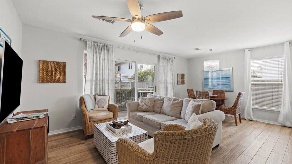 Seagrove Beach Condo | Coastal remodeled, dog friendly,1st floor condo, steps to beaches & restaurants!