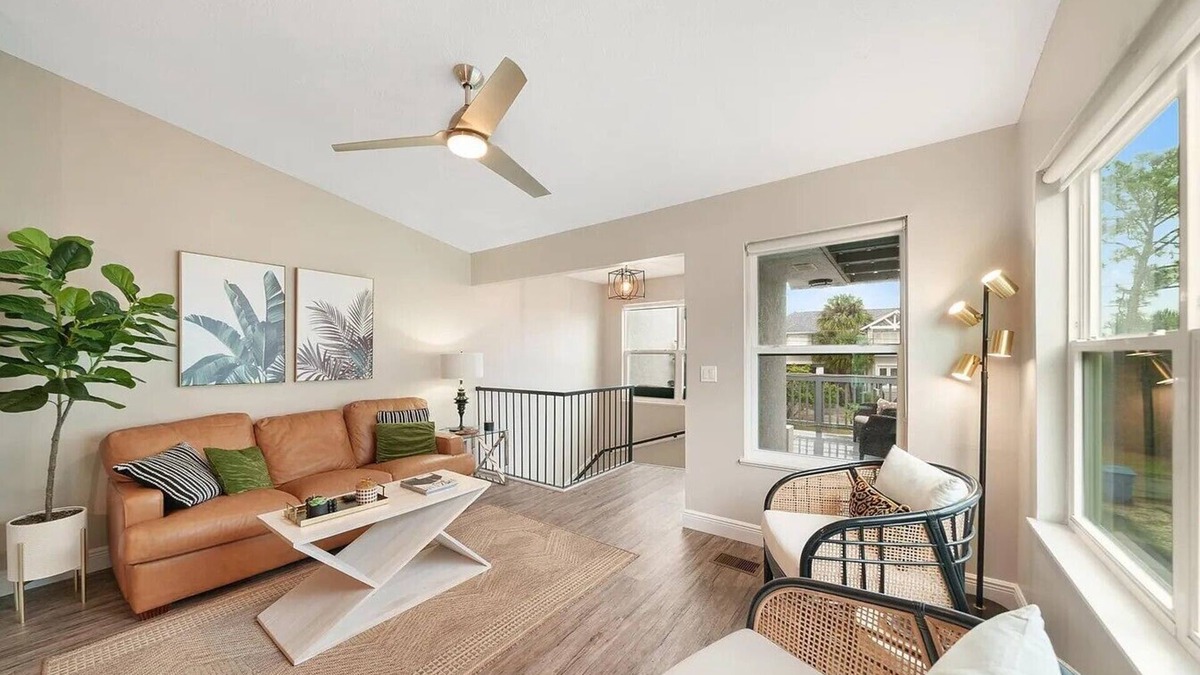 Biltmore Beach House | Coastal Retreat w Lagoon Views and Boat Parking. Near Beach-Golf Cart available!