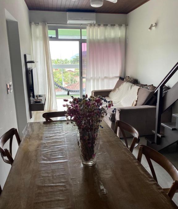 Saco da Ribeira Apartment | Cobertura 3 dormitórios, 2 vagas, churrasqueira, Wi-fi free, Lázaro Ubatuba