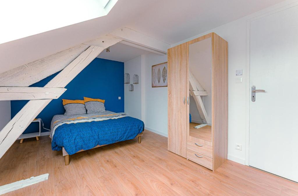 Cholet House | Coeur de ville #H3 - WIFI et NETFLIX - Lave linge - Logement partagé - Chambre privée
