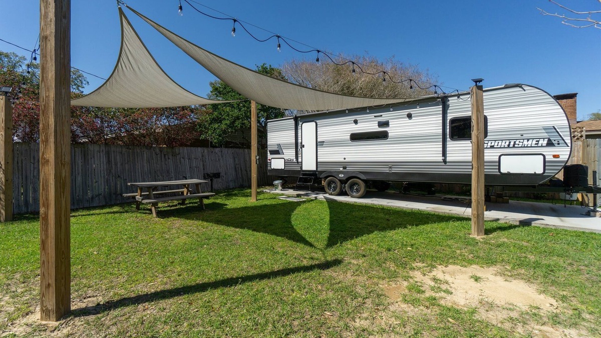 Brent House | Coleman Camper Backyard Retreat