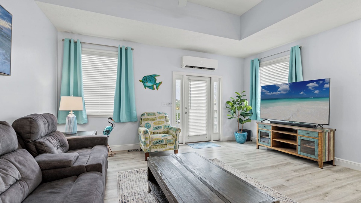 Holiday Beach House | Colorful Cottages! Luxuriously Updated, Pool, Just STEPS to the Beach!