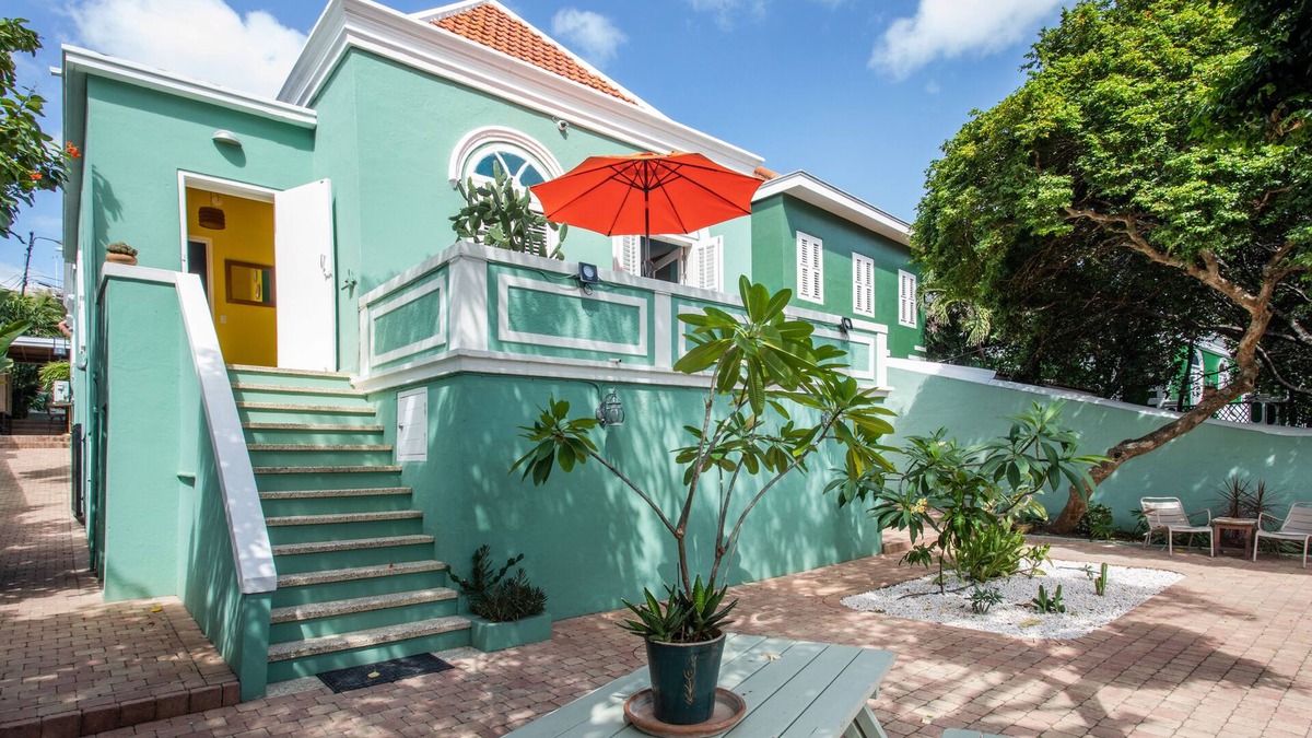Otrobanda Apartment | Colorful historical city apartment, Otrobanda, down town Willemstad