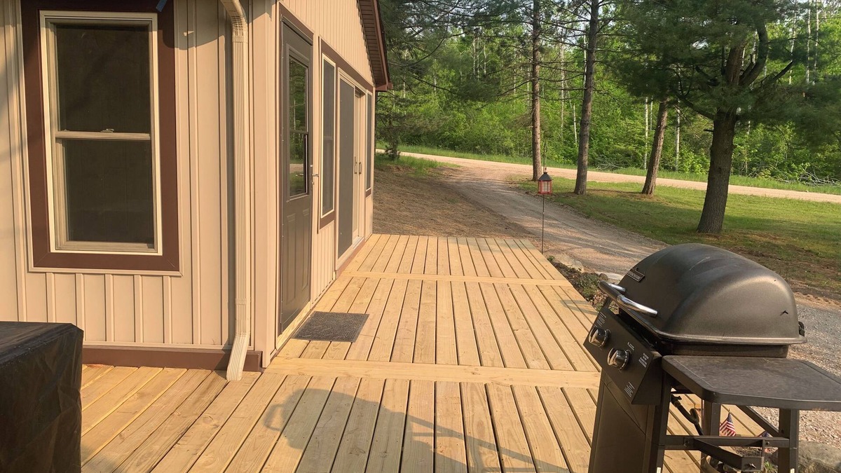 Grayling Cabin | Come take a walk in our woods.