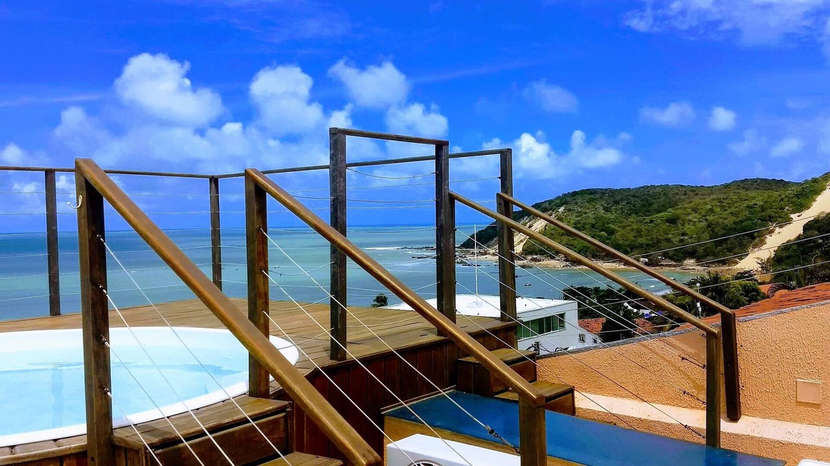 Ponta Negra House | Comfort and safety for your family/friends overlooking the Morro do Careca!