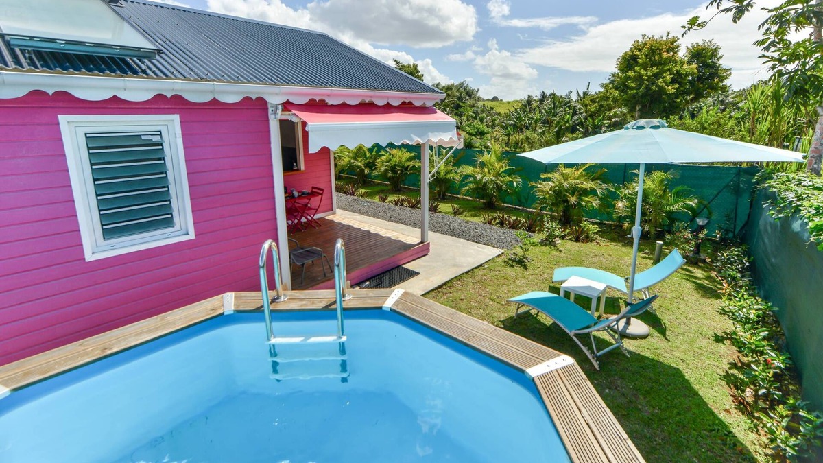 Baie-Mahault House | Comfort Bungalow, Individual pool and private garden