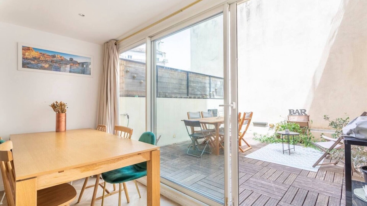 Palais de justice Apartment | Comfort & Light: T2 with Large Terrace - Marseille