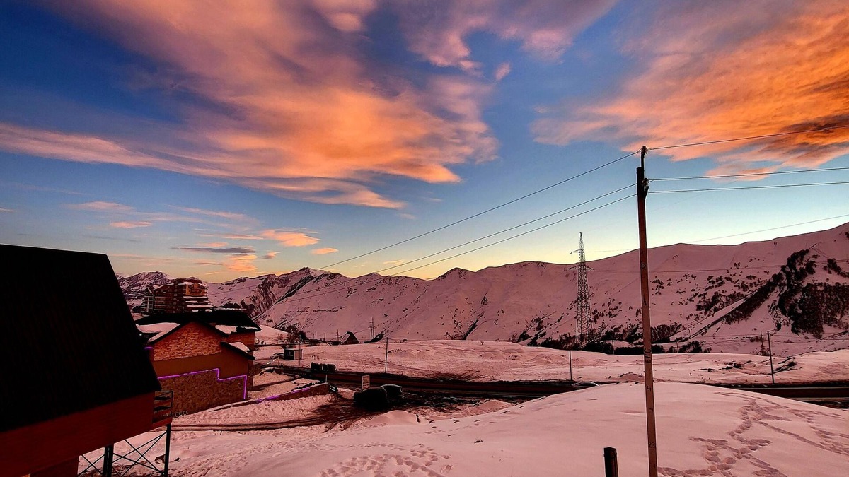 Kazbegi Cottage | Comfortable cottage near the ski lift, with a beautiful view