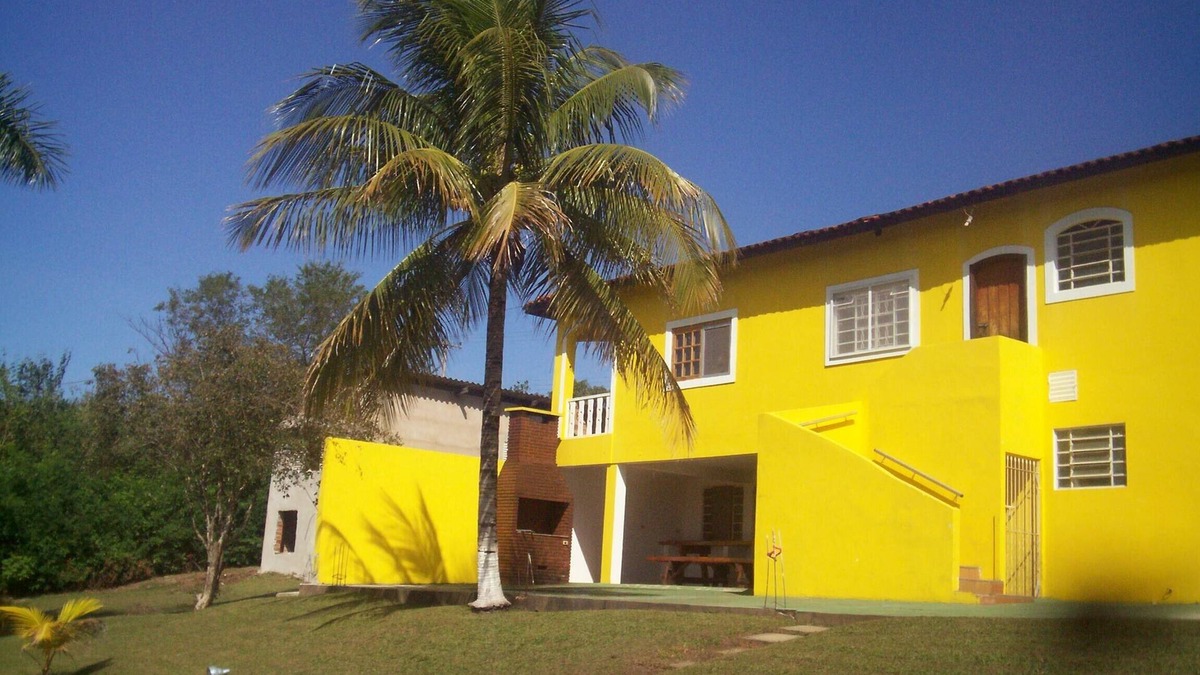 Sao Pedro House | Comfortable house with swimming pool, barbecue, terrace and views of greenery