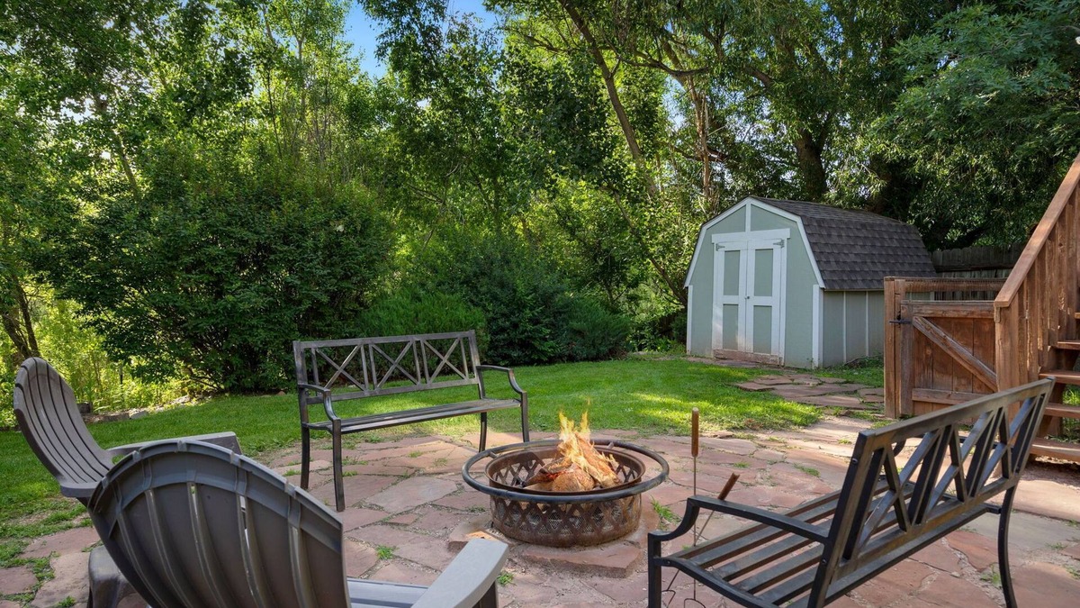 Cedar Village House | Comfortable Private Home Great Backyard Patio with Fire-pit, Grill and Garage!