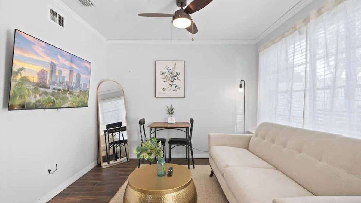Riverside Heights House | Comfy Modern Farmhouse Cottage w Private Patio!