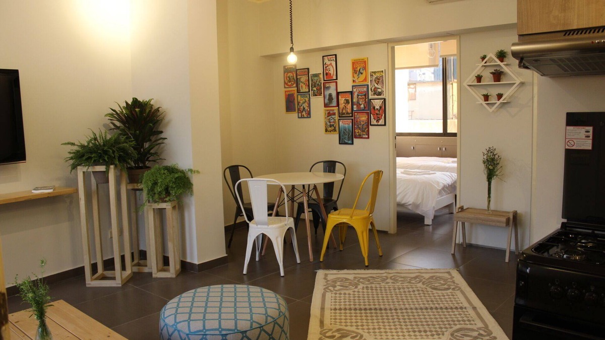 Mar Mikhael Apartment | Comics Corner | Mar Mikhael, a spacious 2 bedrooms apartment in Beirut