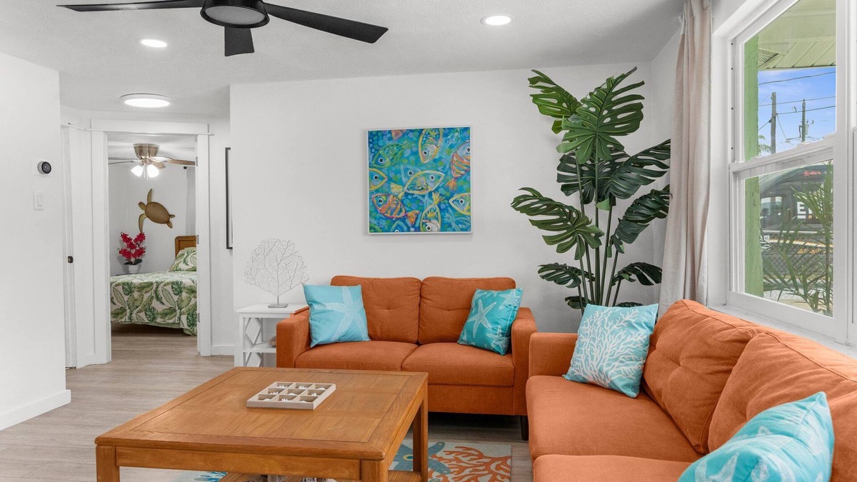 Sea Ranch On The Gulf House | Conch Cottage Large dock gulf access sleeps 8