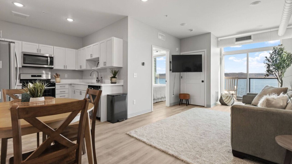 Lake City Condo | Condo with stunning views of Lake Pepin - Unit 203
