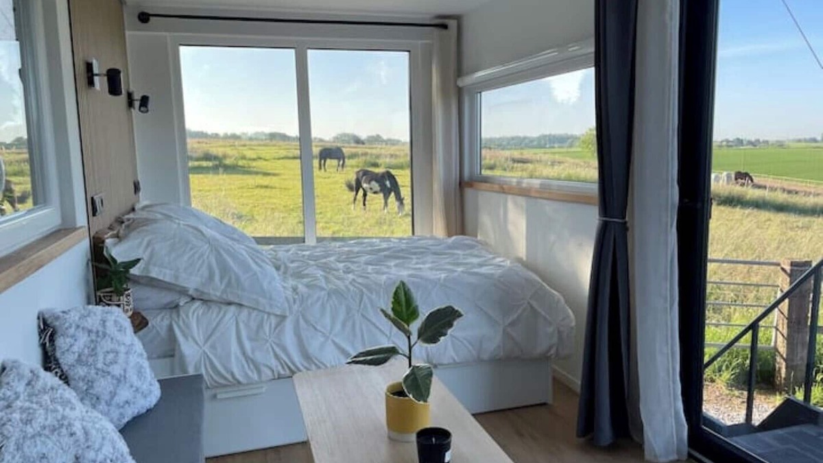 Bruch House | Container-tinyhouse Direkt Neben der Pferdekoppel
