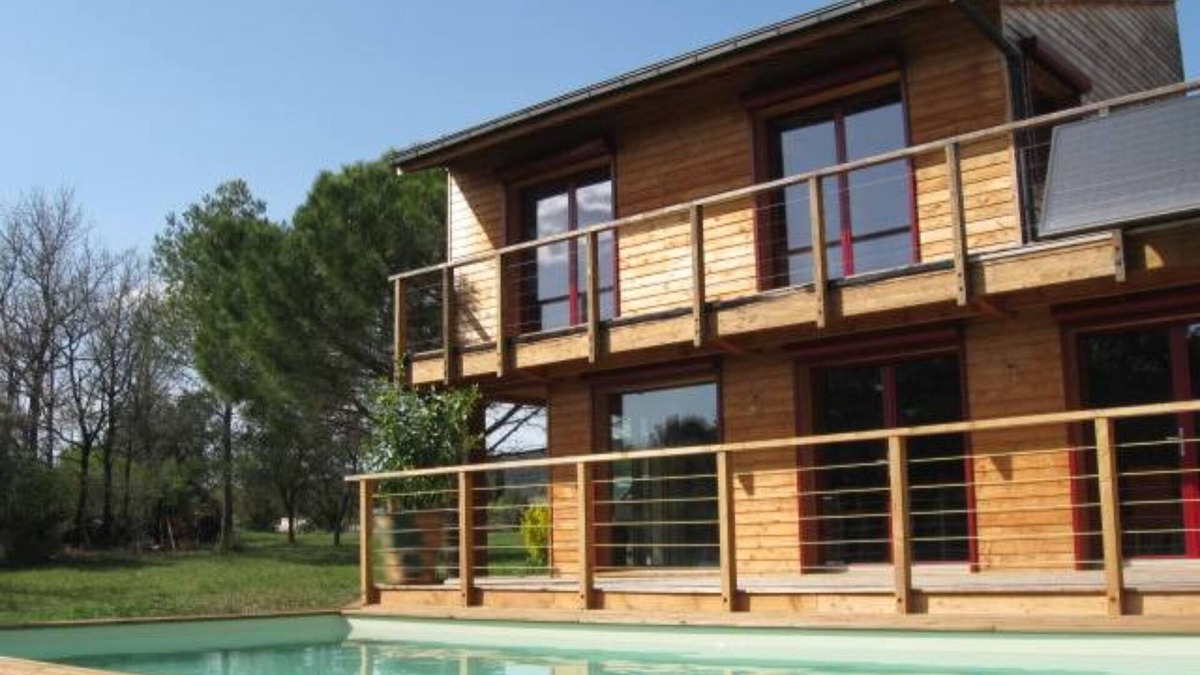 Les Matelles House | contemporary architect house made of wood in a preserved nature area