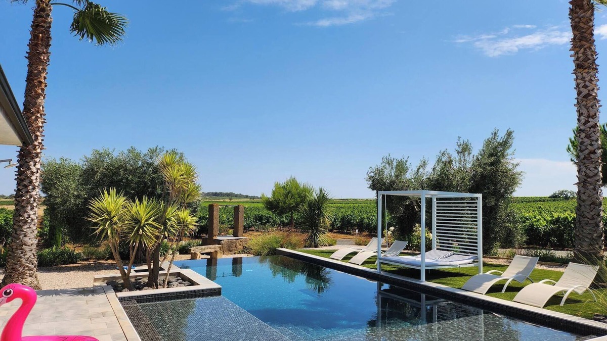 Servian Villa | Contemporary wine estate villa with infinity pool
