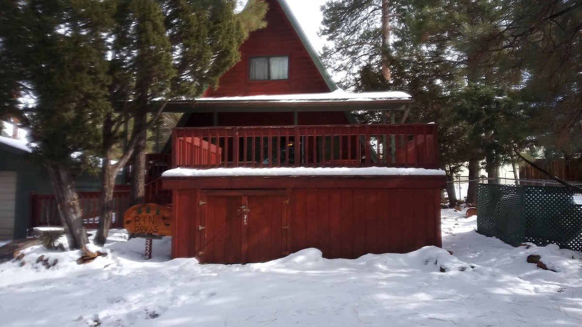 Overgaard Cabin | Cool 'A' frame cabin in the ponderosa pines.