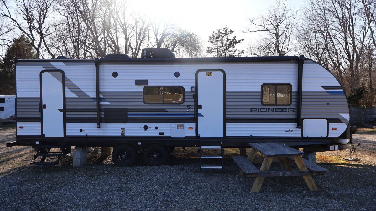 Preston RV Rental | Cool campground with AC in charming Preston across from all of the activities