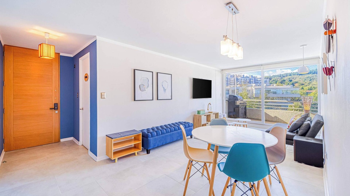 Renaca Apartment | Costa Serena - Home Office, Parking & Views