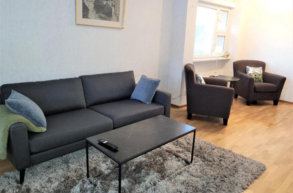 Narpes Apartment | Cosy 1 bedroom apartment with terrace and sauna, best location