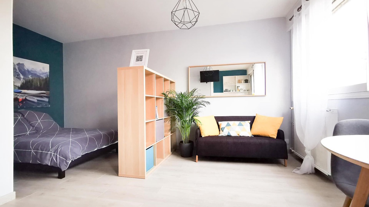 Ferrandiere - Maisons Neuves Apartment | Cosy 30m² in the heart of Villeurbanne