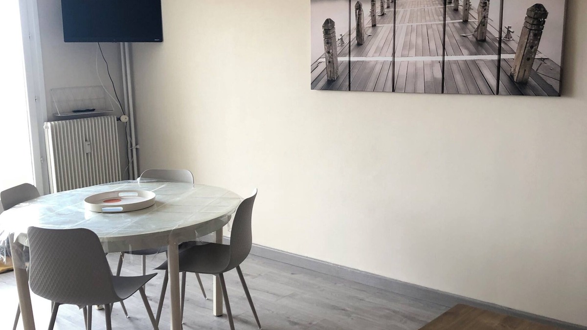Berck-sur-Mer Apartment | Cosy apartment with sea view and parking