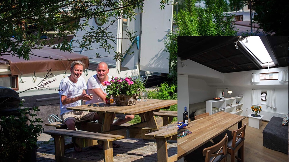 Nieuwmarkt en Lastage Boat Rental | Cosy houseboat studio in the old city center