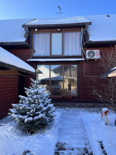 Verbovets House | Cottage 'Carolina' with hot tub, sauna and BBQ area