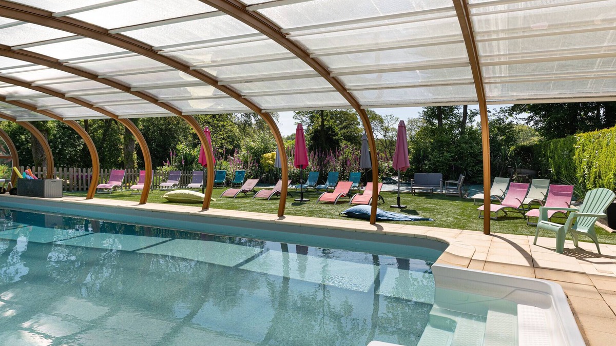 La Vraie-Croix House | Cottage 'Domaine De Lestroué - Île De Groix' with Shared Pool, Private Terrace and Wi-Fi