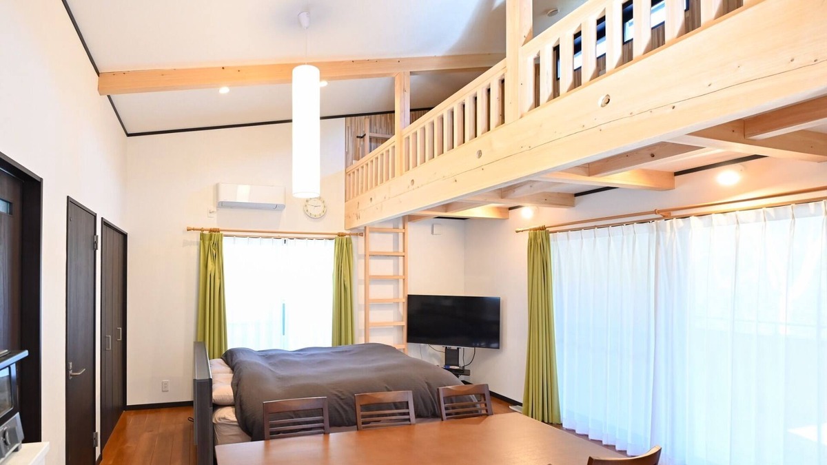 Kihoku Cottage | Cottage Loft Terrace Westernstyle room with / Kitamuro-gun Mie