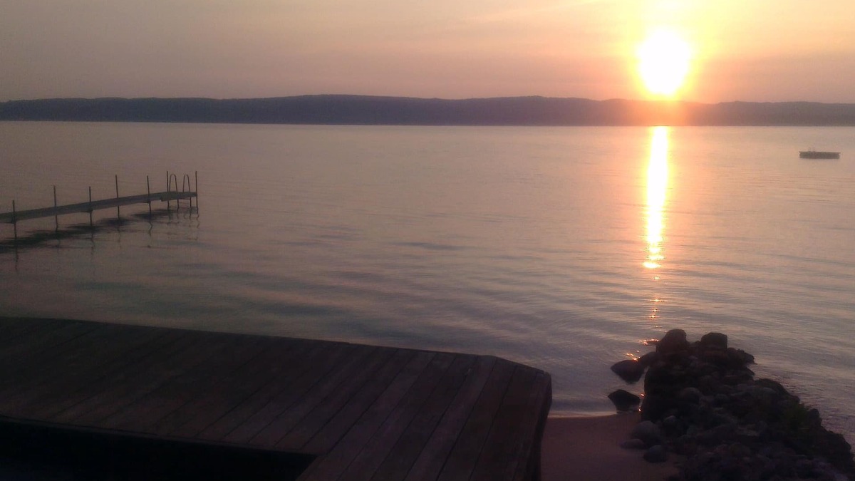 Boyne City Cottage | Cottage on Lake Charlevoix near Boyne City, 2nd best lake in USA! Shore Station