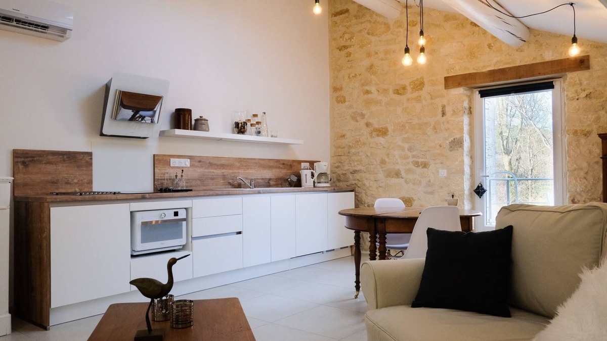 La Roque-sur-Ceze Apartment | Cottage with pool for 2 to 3 people in the Gard between Uzès and Avignon