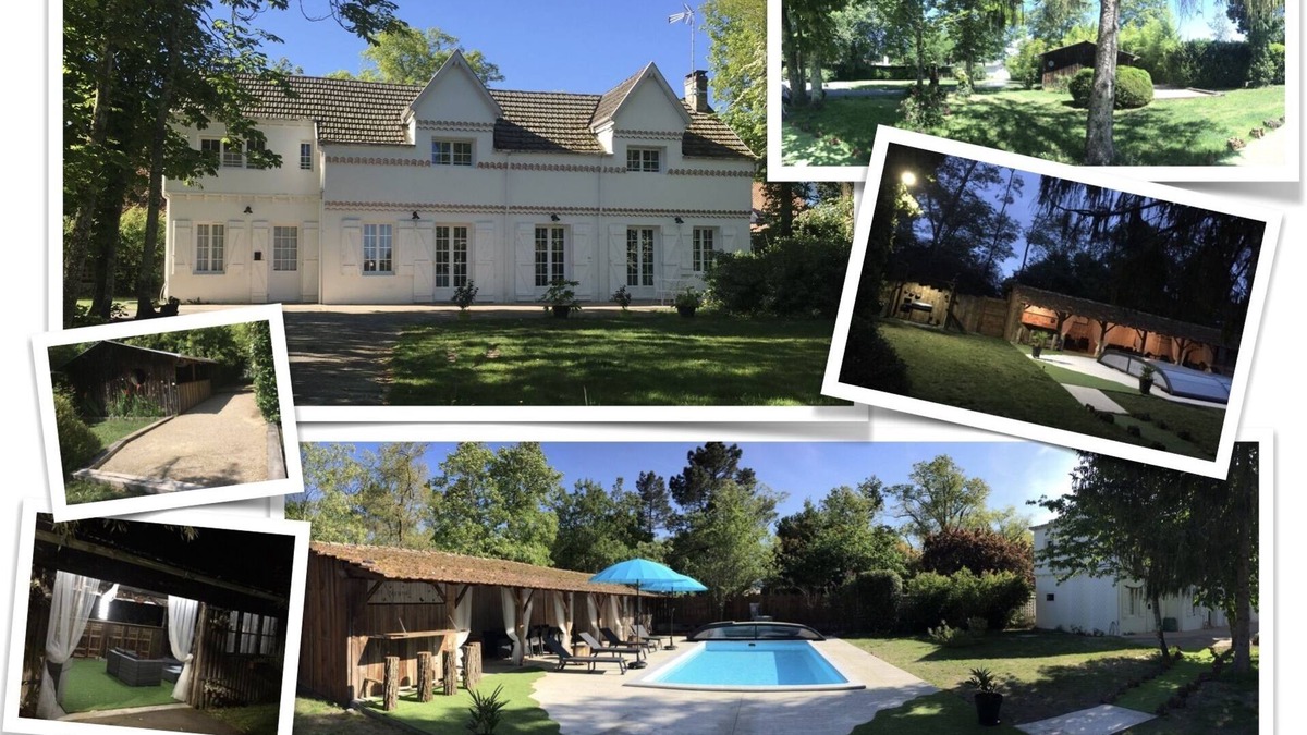 Ychoux House | Cottage with heated pool in a 2700 m2 park