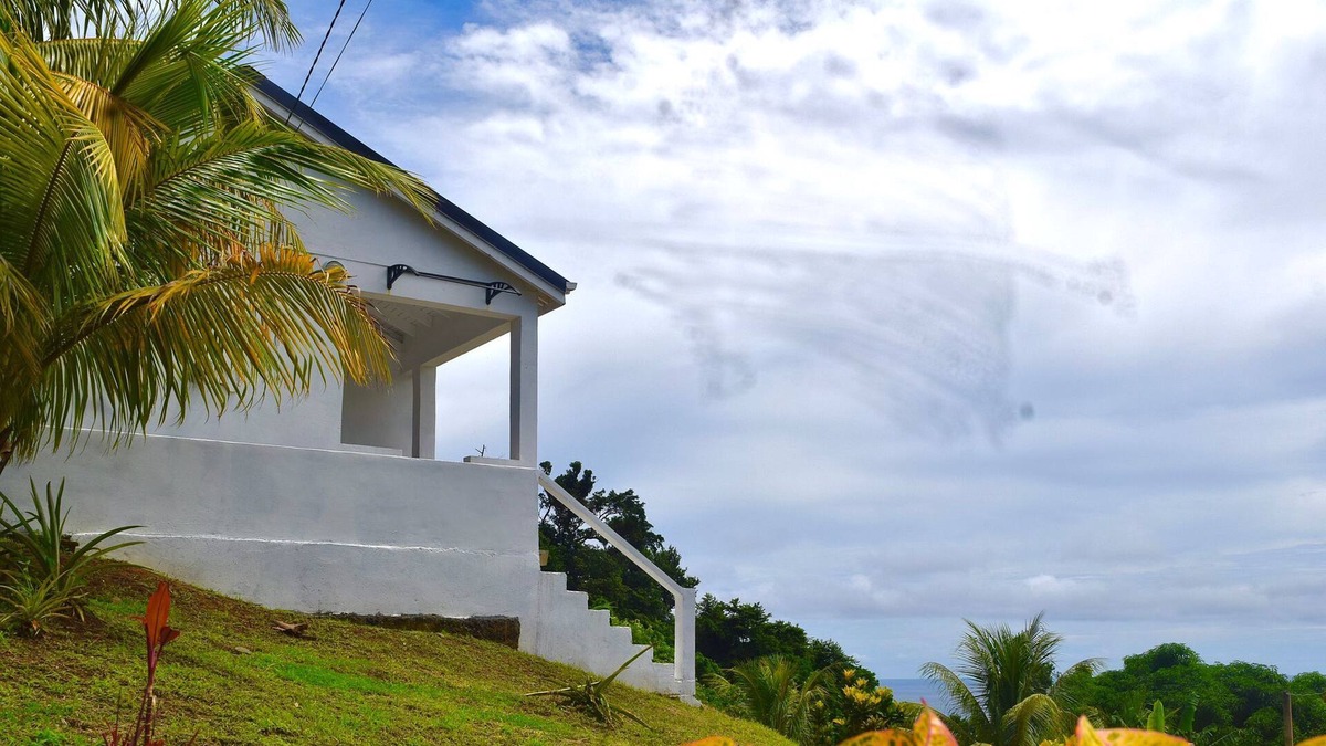 Barroui Cottage | Cottage with stunning mountain and ocean views