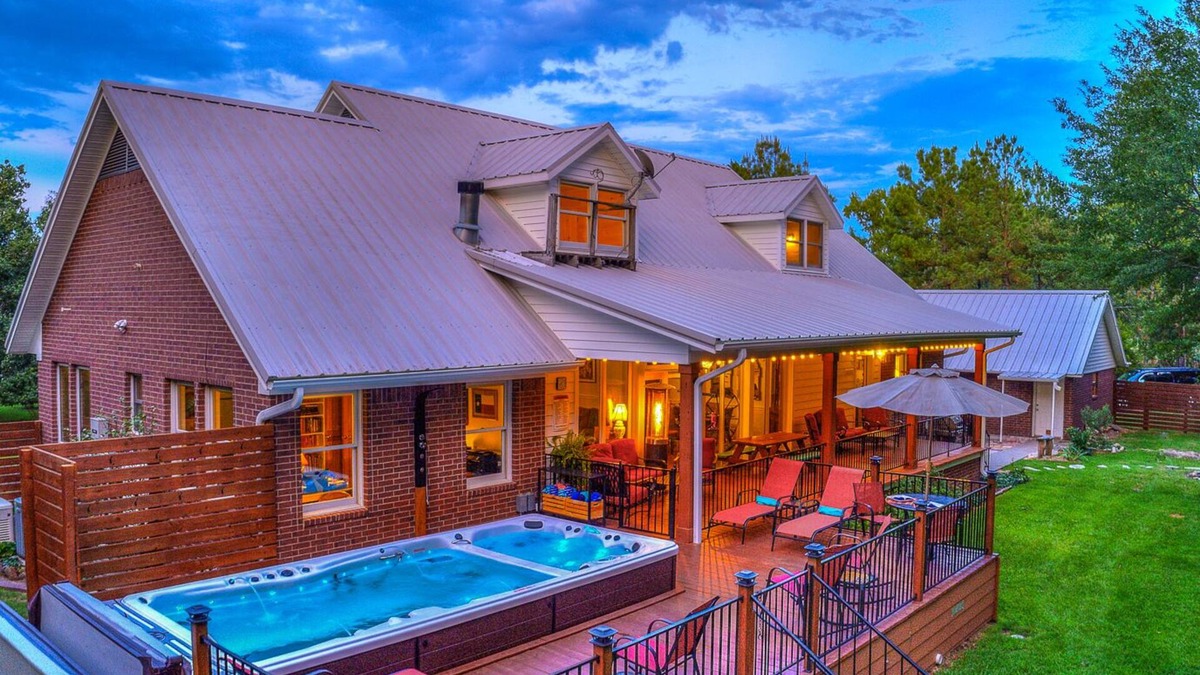 Canton House | Country Charmer with Inviting Front and Back Porches, Swim Spa, Decks, Fire Pit