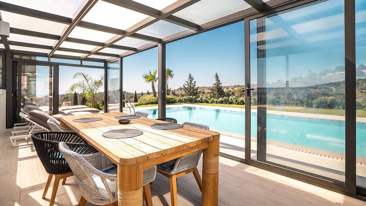 Psinthos Villa | Country House ‘Sky Hills’ with Panoramic Sea Views, Wi-Fi, and Air Conditioning