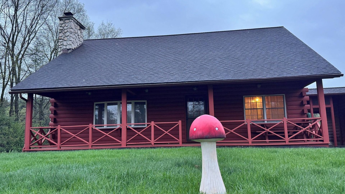 Middle Grove House | Country style log cabin on private 4 acres lot minutes from downtown Saratoga